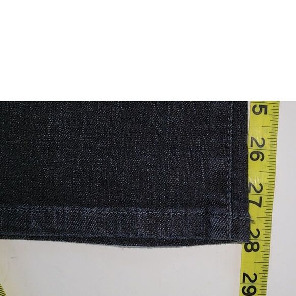 NWT Style & CO Tummy Control Black Boot Cut Tint Jeans Sz 8P - Picture 4 of 9